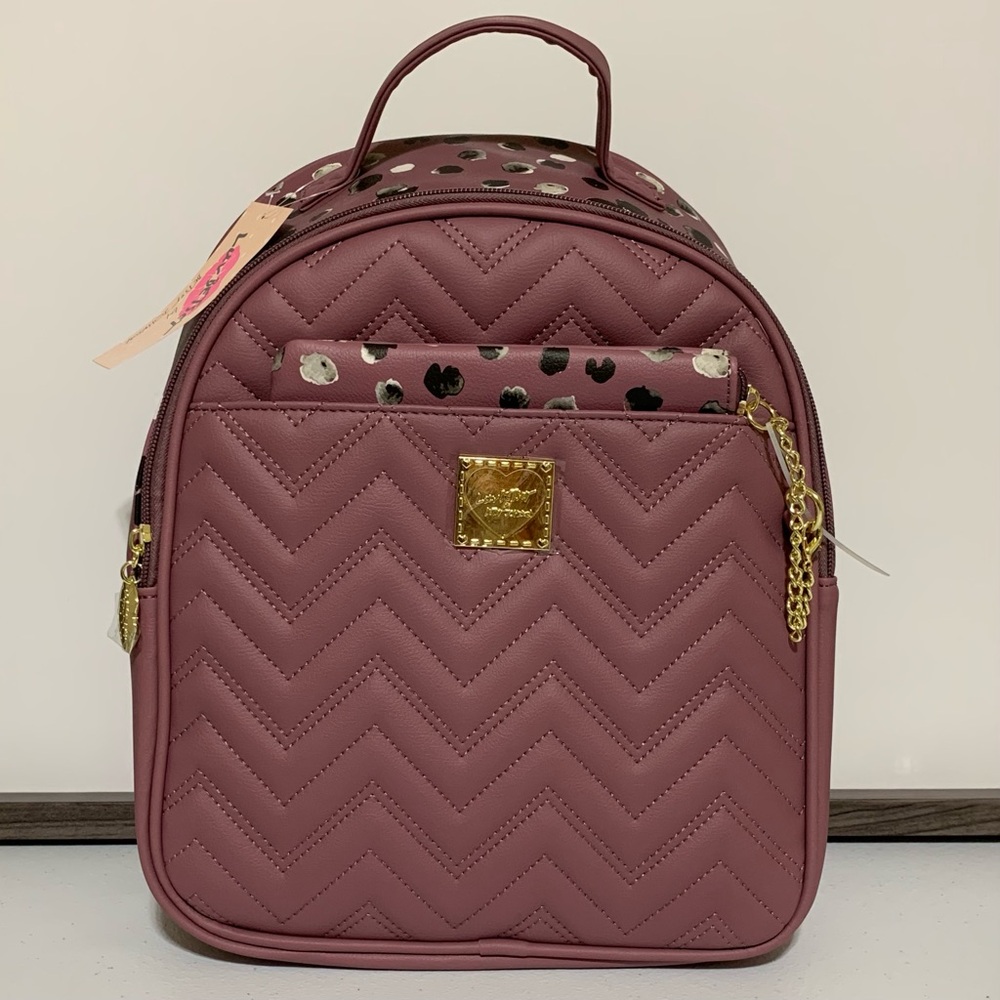 Luv Betsey by Betsey Johnson Charli Backpack with Pouch Bundle-NWT